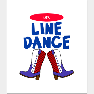 USA LINE Dancer Posters and Art